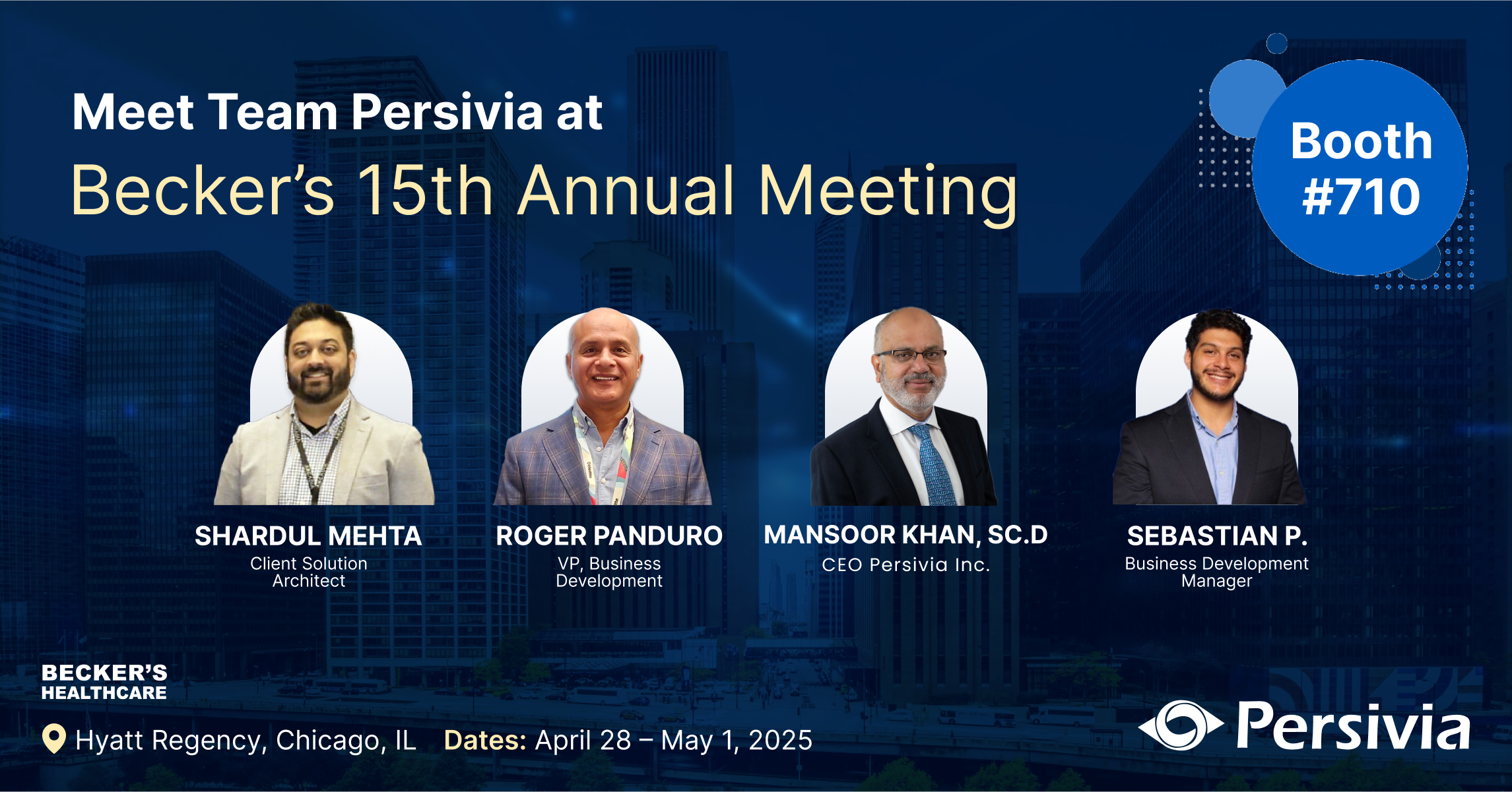 Team Persivia at Becker’s 15th Annual Meeting