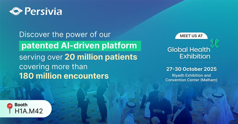 Persivia to Showcase Patented & Proved AI-driven Digital Health Platform at Global Health Exhibition 2025 in Riyadh